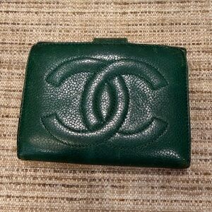 CHANEL Green Wallet